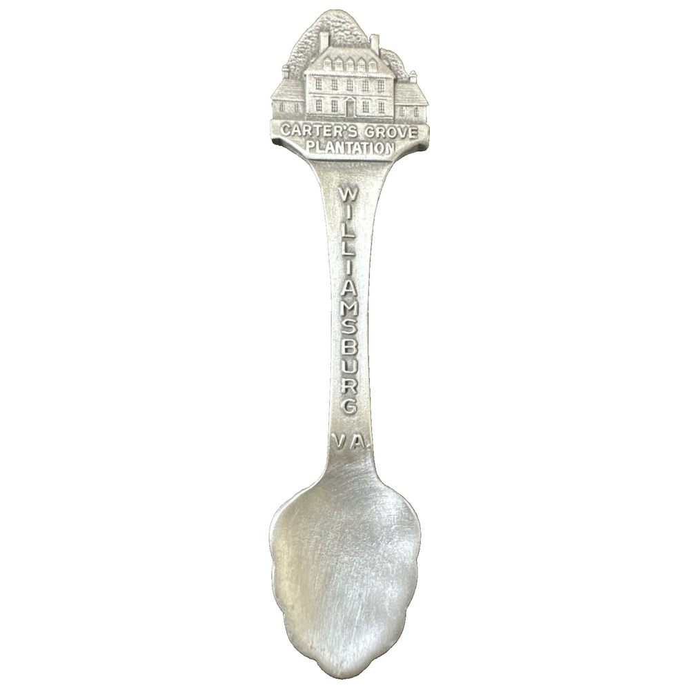 Carter's Grove Plantation Williamsburg VA Pewter Spoon